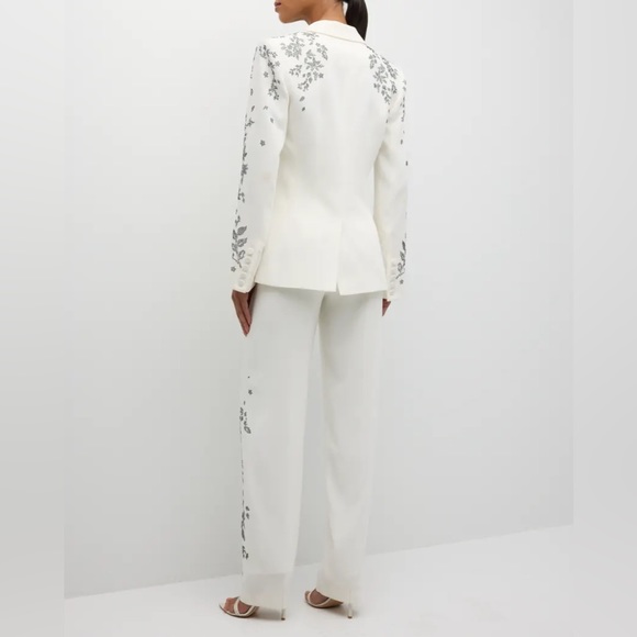 Cinq a Sept Cheyenne Heatset Lilac Vine Blazer (6) and Straight-Leg pant set (8) - Picture 2 of 10